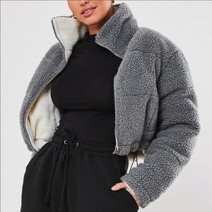 reversible puffer jacket